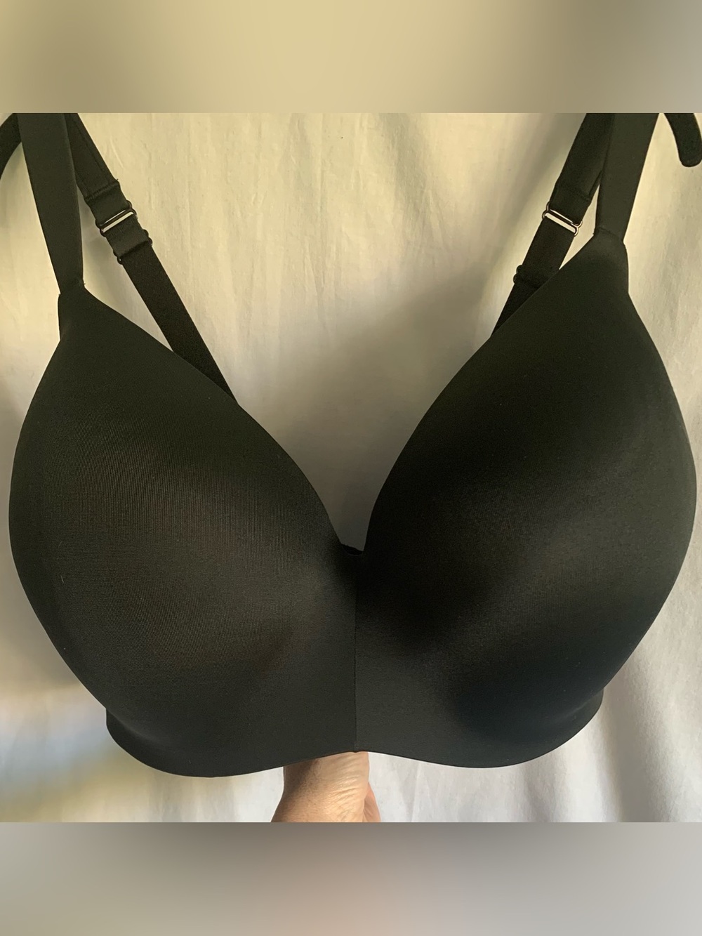 Cacique Black Lightly Lined No Wire T-Shirt Bra